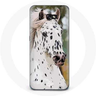 Coque - Appaloosa - Samsung Galaxy A3 2016 - Souple - Protection - Cheval blanc