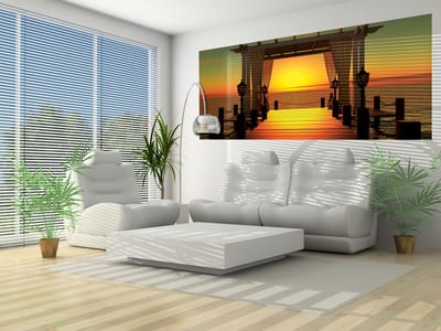 Sunset Paradise Beach  Photo Wallcovering