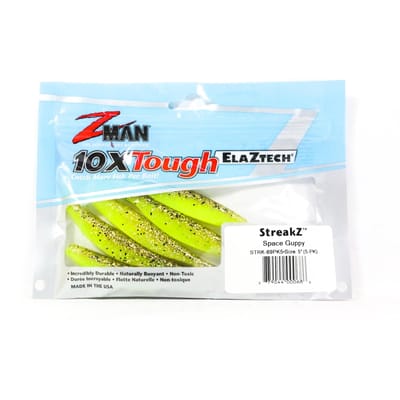 Zman Soft Lure StreakZ 5 Inch 5/Pack Space Guppy (0686)