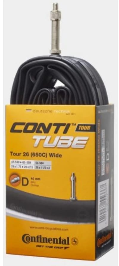 Continental Binnenband 26 inch - Breedte 1.75/2.5 - Hollands ventiel 40mm - Geschikt voor MTB en stadsfietsen