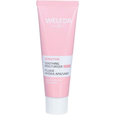 WELEDA Sensitive Hydraterende Gezichtscrème Light - Amandel - Kalmeert Gevoelige Huid & Vermindert Roodheid - 100% Natuurlijke Ingrediënten - 30ml