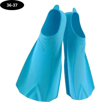 Bovista Zwemvliezen Voor Kinderen & Volwassenen - Flippers - Zwemflippers - Snorkelset - Blauw - Maat 36-37