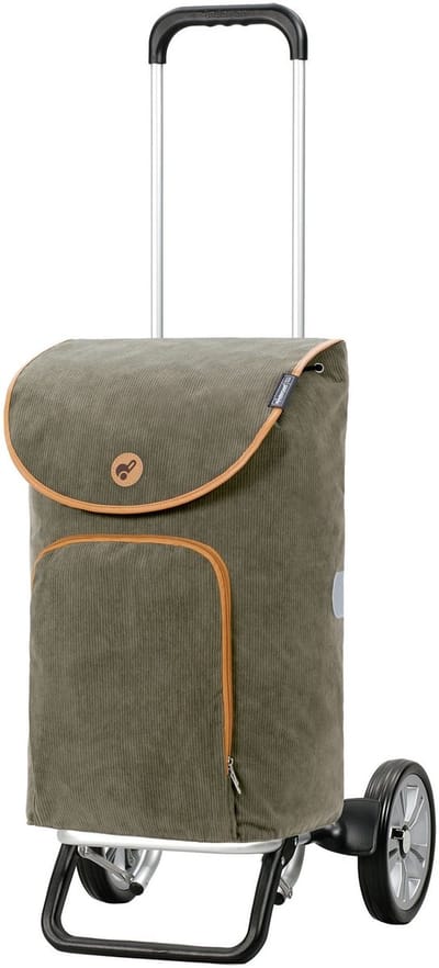 Andersen Shopper Alu Star Shopper Marta Winkelwagen 59 cm - 45 L - olive