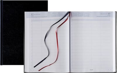 Agenda Planner - Dagindeling - Afspraken Plannen - 1 Dag Per Pagina - A4 Formaat - Zwart