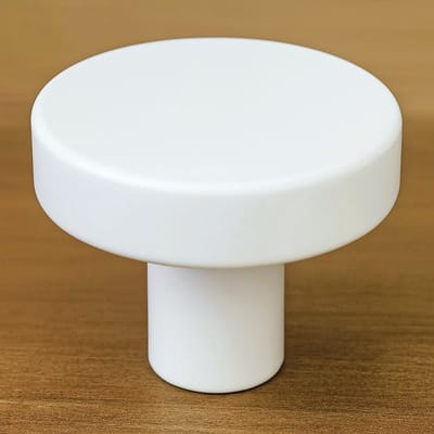 MSQDESIGN - Kastknop wit - Kastknoppen wit - inclusief schroeven - Deurknopjes wit voor kast - Deurknop wit - Handgreep wit - Meubelknop wit - Deurknopjes wit - Deurknoppen wit - Ladeknoppen voor deurtjes