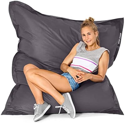 Grote Zitzak voor Binnen en Buiten XXL 140x180 cm – Wasbaar, Weerbestendig en Hypoallergeen – Loungekussen voor Kinderen en Volwassenen