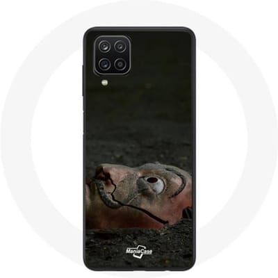 Samsung Galaxy A12 hoesje la casa de papel Dali-masker