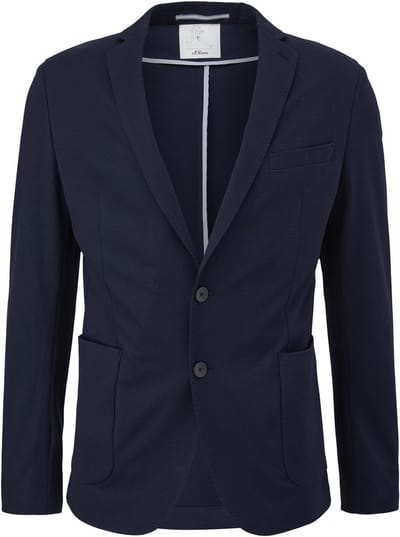 s.Oliver  Rlm Jacket Indoor Marine Größe: 44 | Blazer Outlet | Herren
