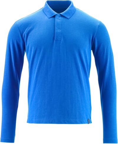 Mascot Crossover Poloshirt, met lange mouwen 20483-961 - Helder blauw - 2XL