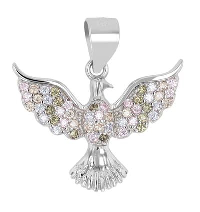 AKZENT Akzent Dames hanger "Zezilia" uit 925 Sterlingzilver, gerhodineerd, duurzaam