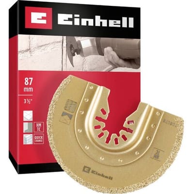 Einhell 708078 Sägeblatt halbrund HM, 87mm Zaagblad Hardmetaal, HCS 87 mm 1 stuk(s)