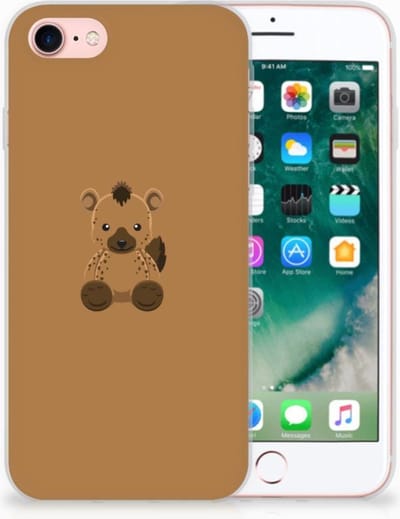 iPhone SE 2022 | SE 2020 | 8 | 7 Telefoonhoesje met Naam Baby Hyena