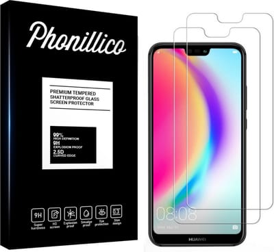 Screenprotector voor Huawei P20 Lite - 2 stuks Beschermglas van glas Transparante glazen schermbeschermfolie
