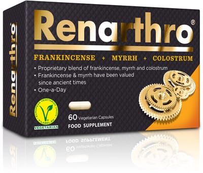 Renarthro capsules - natuurlijk en wetenschappelijk bewezen supplement voor o.a. verlichting en herstel bij o.a. spier- en gewrichtspijn, reumatische pijn, osteoporose, reumatoïde artritis, artrose, rugpijn, nekpijn en kniepijn