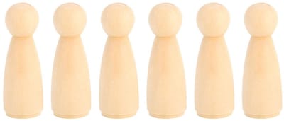 VT Goods - Houten Mensenvormen - DIY Schilderen - Veilige Poppen - 75mm - Creatieve Knutselprojecten - Geschikt voor Kinderen
