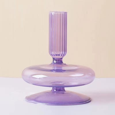Glazen Vaas voor Tafeldecoratie Moderne Elegante Bloemenvaas Kandelaar voor Bruiloft Huisdecoratie Verhuiscadeau Type 6