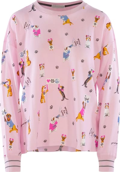P.J. SALVAGE CO. Woof for Love pyjamatop