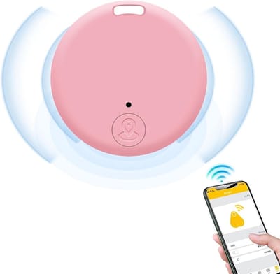 Tracker Apparaat - Locatie Vinder - Spullen Lokaliseren - Twee Weg Alarm - 3.8 cm Diameter - Zwart