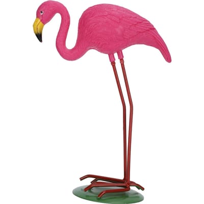 Hoge Simulatie Plastic Vogel Dier Figuur Gazon Decoratie Vogel Afschrikker Tuin BeschermersS pink