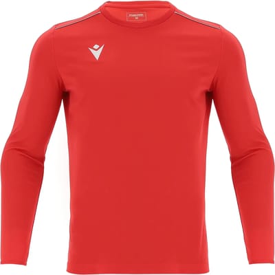 Macron Energy Rigel Hero Voetbalshirt Lange Mouw Kinderen - Rood | Maat: 11-12 YEARS