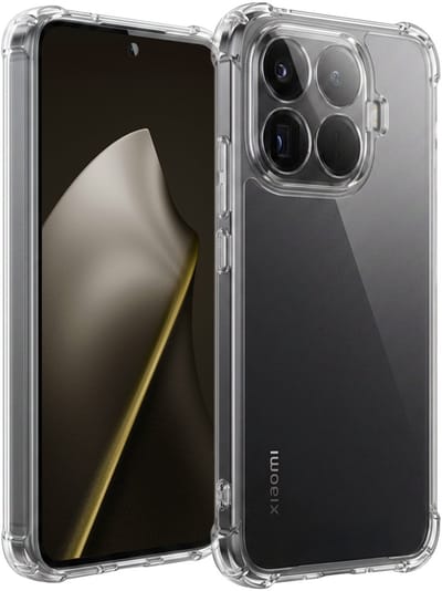 Hoesje - Geschikt voor Xiaomi 15T Pro - Sterk & Shockproof - Siliconen Case - Back Cover - Telefoon Hoes Shock Proof - Telefoonhoesjes - Transparant