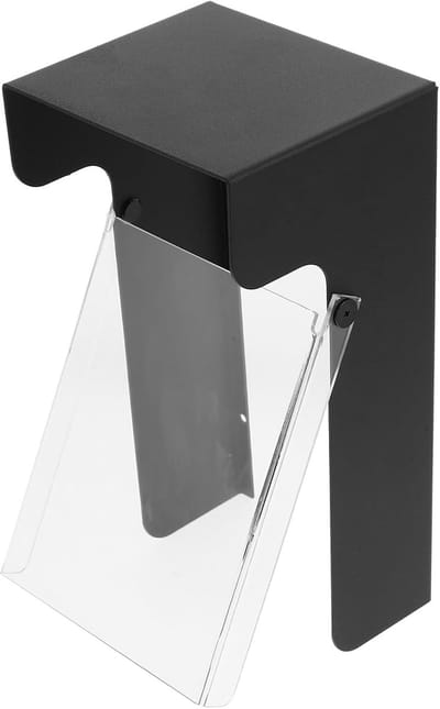 Deurbel Regenhoes - Waterdichte Beschermhoes - Buitendeur Beveiligen - Transparant Hoge Resolutie - 20 x 10.3 x 9 cm - Zwart