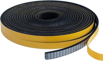 Draught Proof Tape voor Ramen en Deuren - Zelfklevende Sealing Strip van 20 Meter, 6mm x 3mm, Ideaal voor Isolatie en Energiebesparing