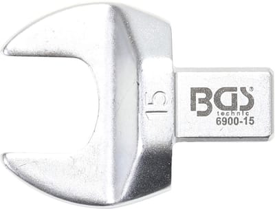 BGS Insteek- Ringsleutel 15 mm Opname 9 x 12 mm - 6900-15
