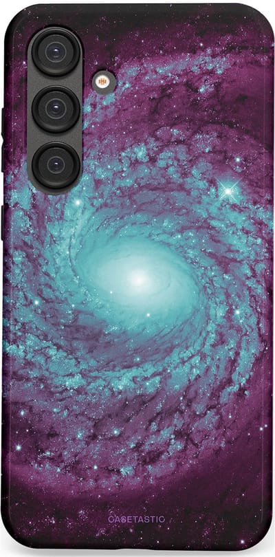 Casetastic Hoesje Geschikt voor Samsung S25 Plus - Stijlvolle Beschermende Duo-layer Case - Nebula zonnestelsel