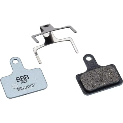 BBB Cycling DiscStop Coolfin Schijfremblokken Shimano - Vervangende Remblokken voor CoolFin Systeem Compatibel met Shimano Schijfremmen - Organisch met Koelvinnen - BBS-561CP
