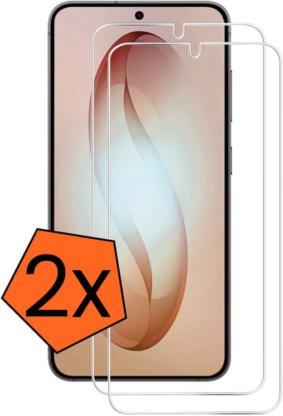 Screenprotector - 2 Stuks - Geschikt voor Samsung Galaxy S26 - Extra Sterk - Gehard Glas - Beschermglas - Tempered Glass - Screen Protector