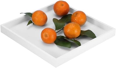 Rectangulaire Plastic Organizer voor Bureau, Stevige Acryl Lade met Handvatten, Ideaal voor Keuken, Badkamer en Kantoor, Perfect voor Cosmetica en Accessoires