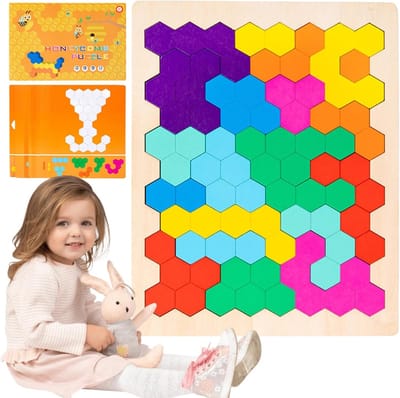 Houten Puzzelspel - Logisch Denkspel - Interactief Spelen - Glad Gepolijst Oppervlak - 232 x 186 cm - Kleurrijk