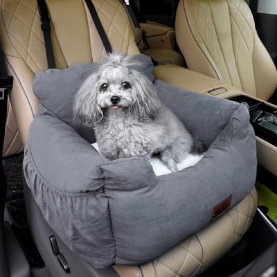 Comfortabel Hondenbed en Veiligheidszitje voor Auto's - Antislip Bodem, Duurzame Stof, Universele Geschiktheid en Harnas
