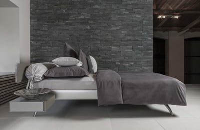HNL Refined Basic Twill Dekbedovertrek - Eenpersoons - 140x200/220 cm - Grijs