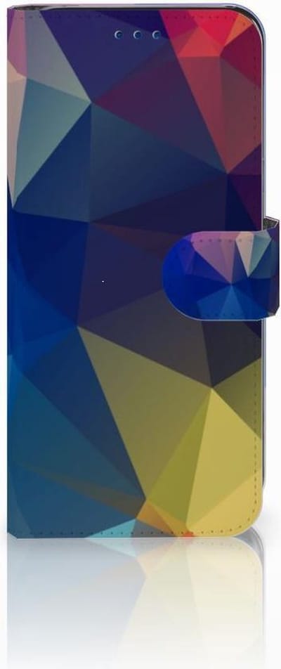 Book Case voor Samsung Galaxy S8 Book Case Polygon Dark