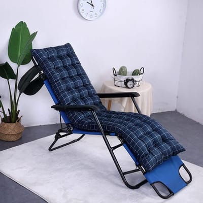 Tuinkussen - Loungekussen - Buiten Ontspannen - Extra Dik - 168 cm - Cyaan