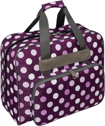 Naaimachine Tas - Opbergtas Beschermhoes - Naai Spullen Vervoeren - Waterbestendig Oxford Materiaal - 58x20x19cm - Paars