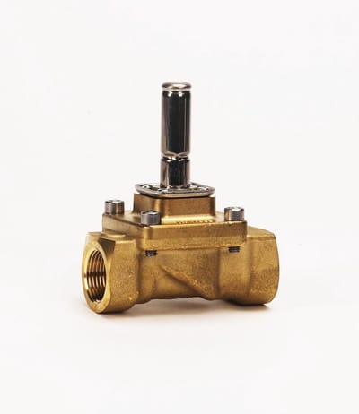 Danfoss Magneetventielhuis Hoekventiel 250B 18BD G 3/4, kvs 6,0, Water/stoom, NO, 032U5354
