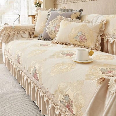 Europese Bankhoes Vier Seizoenen Algemeen Kussen Antislip Bankkussen Jacquard Borduurwerk Slipcover Huisdecoratie Bankhoes 80x180cm 1pc