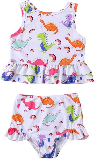 Zwemset Kinderen - Zomer Outfit - Strandplezier - Ademend Materiaal - Maat 80-120 - Meerkleurig