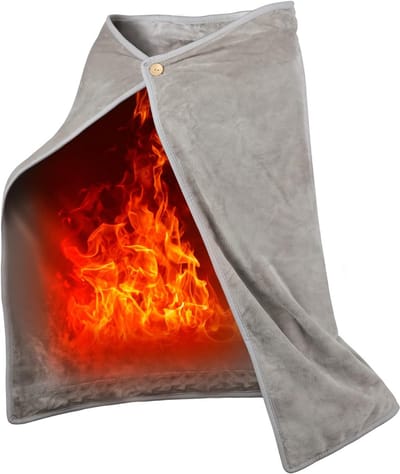 Verwarmde Sjaal en Deken - Elektrische Flanellen Wrap voor Thuis en Op Kantoor - Perfect Winter Cadeau 100x70cm