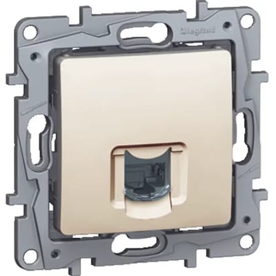 Legrand Stopcontact Rj45 Utp Cat6 Niloe Inbouw Crème