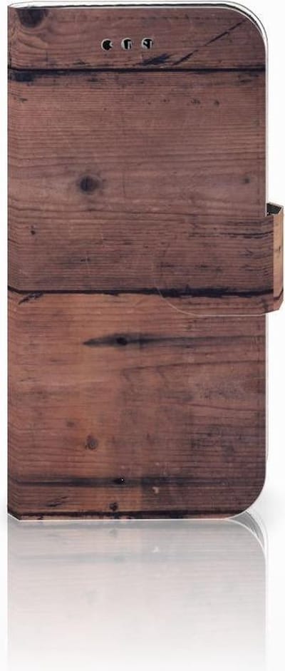 Boekhoesje voor Samsung Galaxy A3 2017 Book Style Case Old Wood