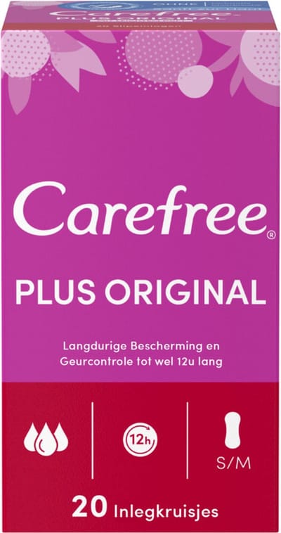 Carefree Plus Original Light Scent 20 stuks