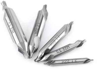 Set van 5 centrumboren van snel draaiend staal voor metaalbewerking - 1.5/2/2.5/3/4 mm, precisie boren voor metaal en houtbewerking