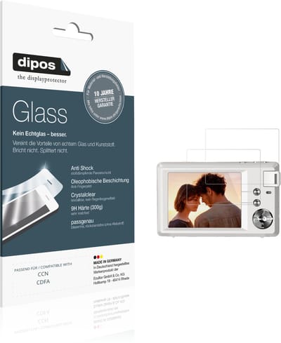 dipos – 2x Pantserfolie geschikt voor CCN CDFA | 9H Screenprotector