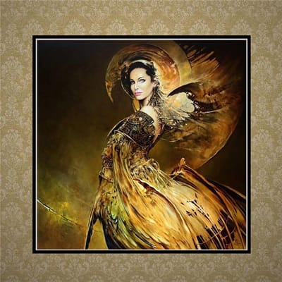 Diamant schilderij 5D DIY diamant borduurwerk volledige ronde strass mozaïek woondecoratie cadeau 30x30CM brown