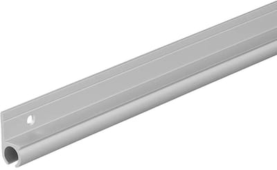 ProPlus Tentrail - Aluminium 180° - 100 x 2,6 cm - Inclusief Schroeven - Grijs