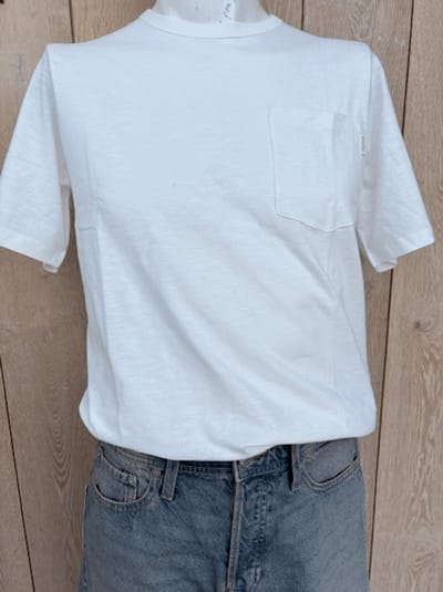 Jack&jones Jorcassis Structure Pocket Tee Coud Dancer | Wit | Maat: L